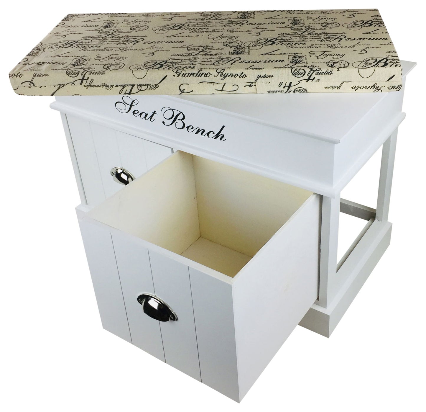 Seat Bench With 2 Drawers & Lid