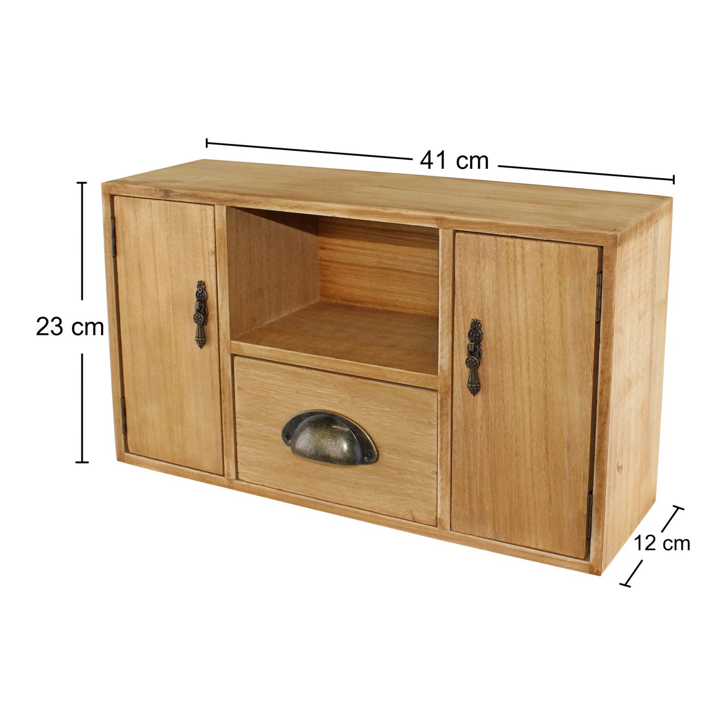Small Wooden 2 Door Cabinet