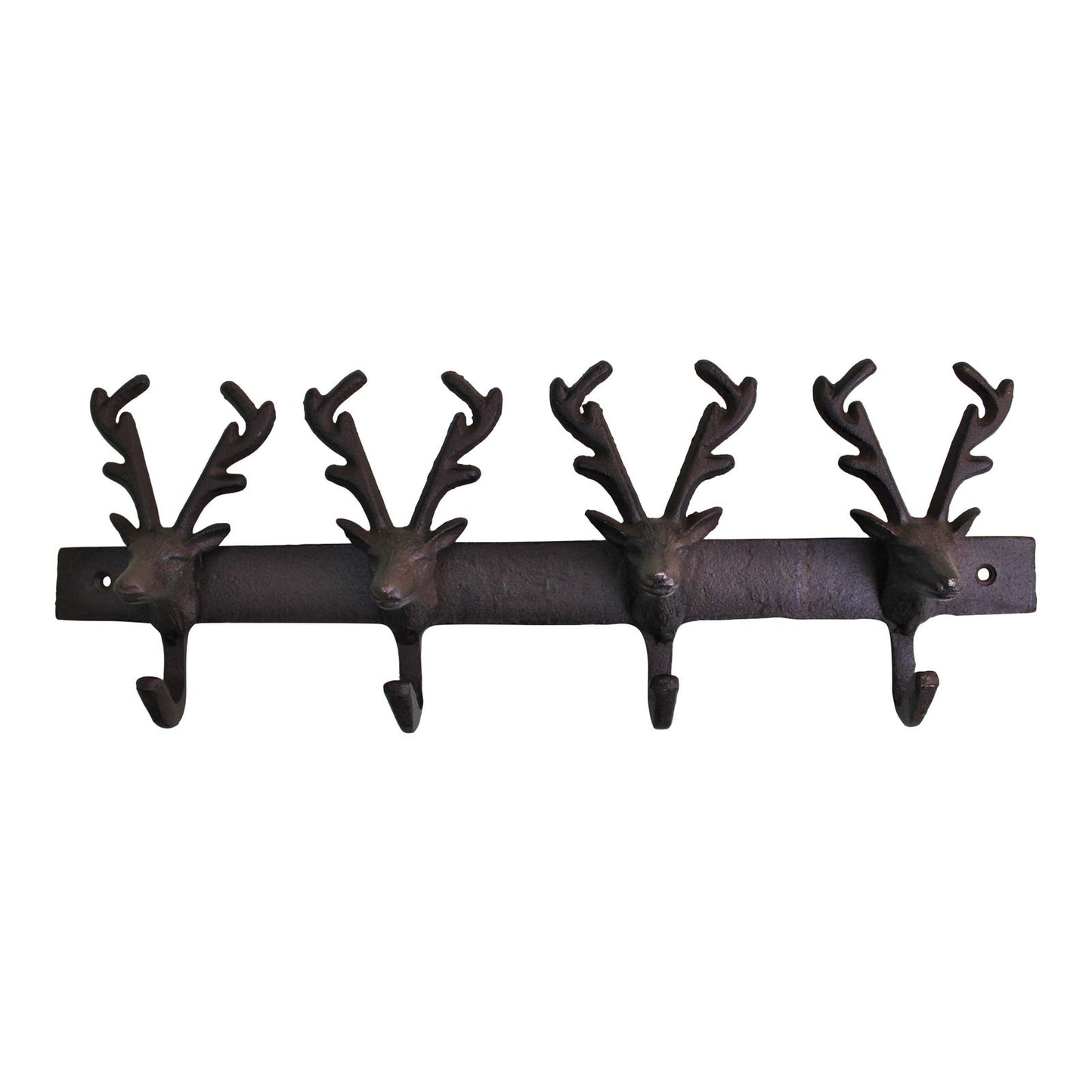 Rustic Cast Iron Reindeer Wall Hook