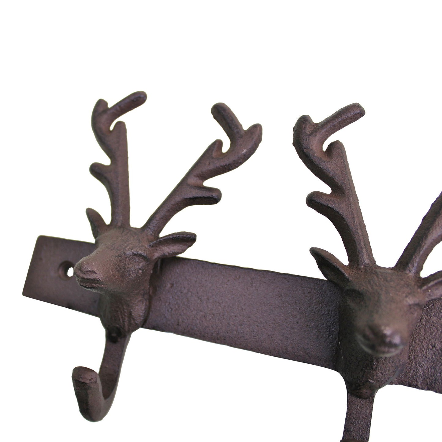 Rustic Cast Iron Reindeer Wall Hook