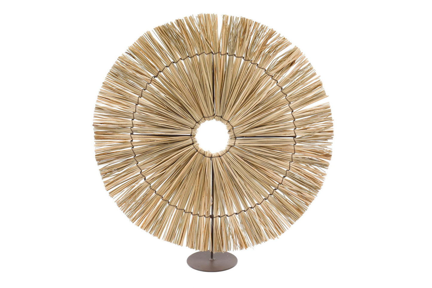 Large Dried Sun Grass On Stand