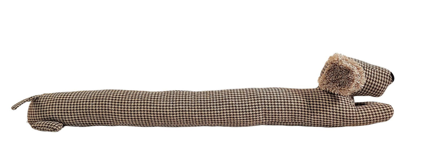Sausage Dog Draught Excluder Brown