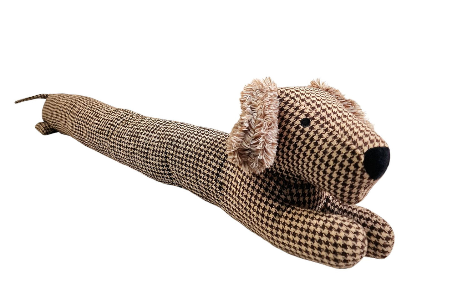 Sausage Dog Draught Excluder Brown
