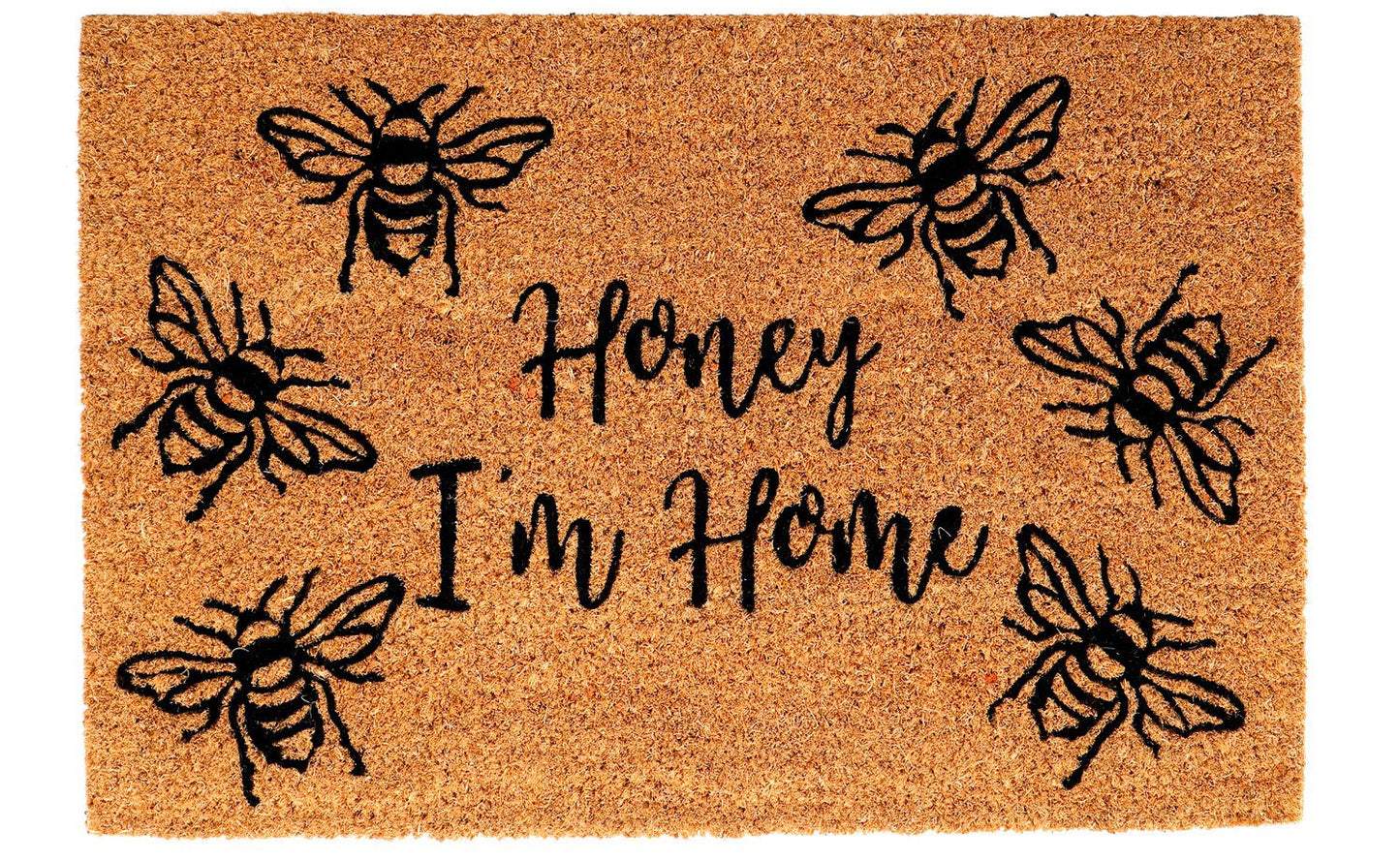 "Honey I'm Home" Coir Doormat