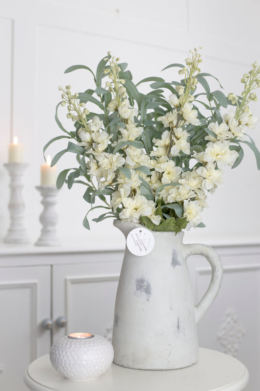 Delphinium & Bay Leaf Bouquet