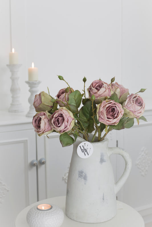 Dry Look Dusky Pink Roses Collection