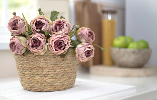 Dusky Pink Dry Look Roses