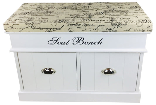 Seat Bench With 2 Drawers & Lid