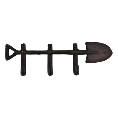 Rustic Cast Iron Garden Spade Wall Hook