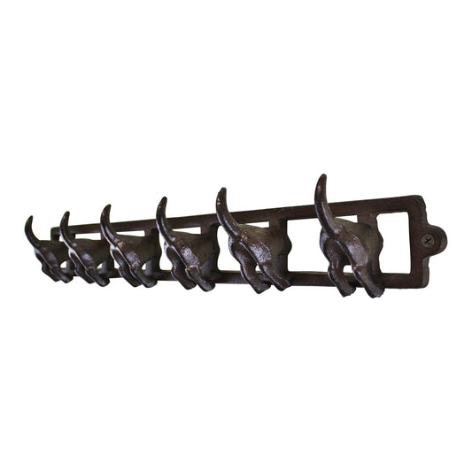 Rustic Cast Iron Dog Tail Wall Hook