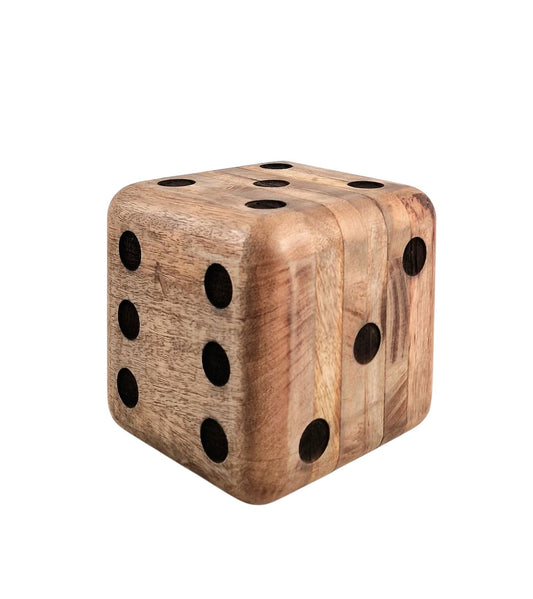 Wooden Dice Doorstop
