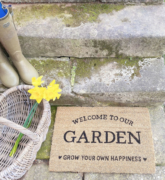 Grow Your Own Happiness Doormat