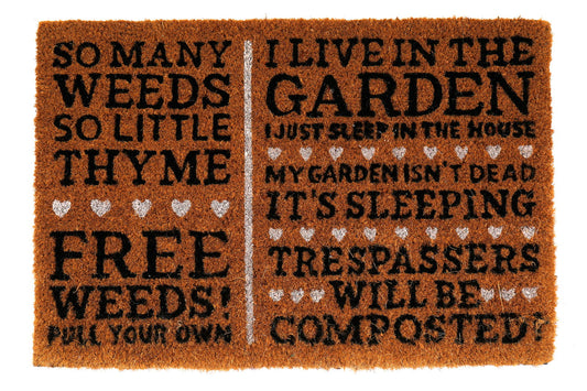 Free Weeds Doormat
