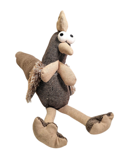 Chicken Draught Excluder Brown