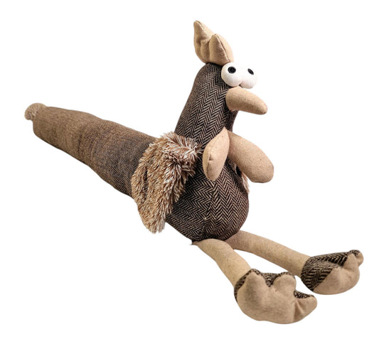 Chicken Draught Excluder Brown